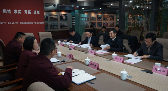 市長(zhǎng)惠建林一行來淮鋼調(diào)研