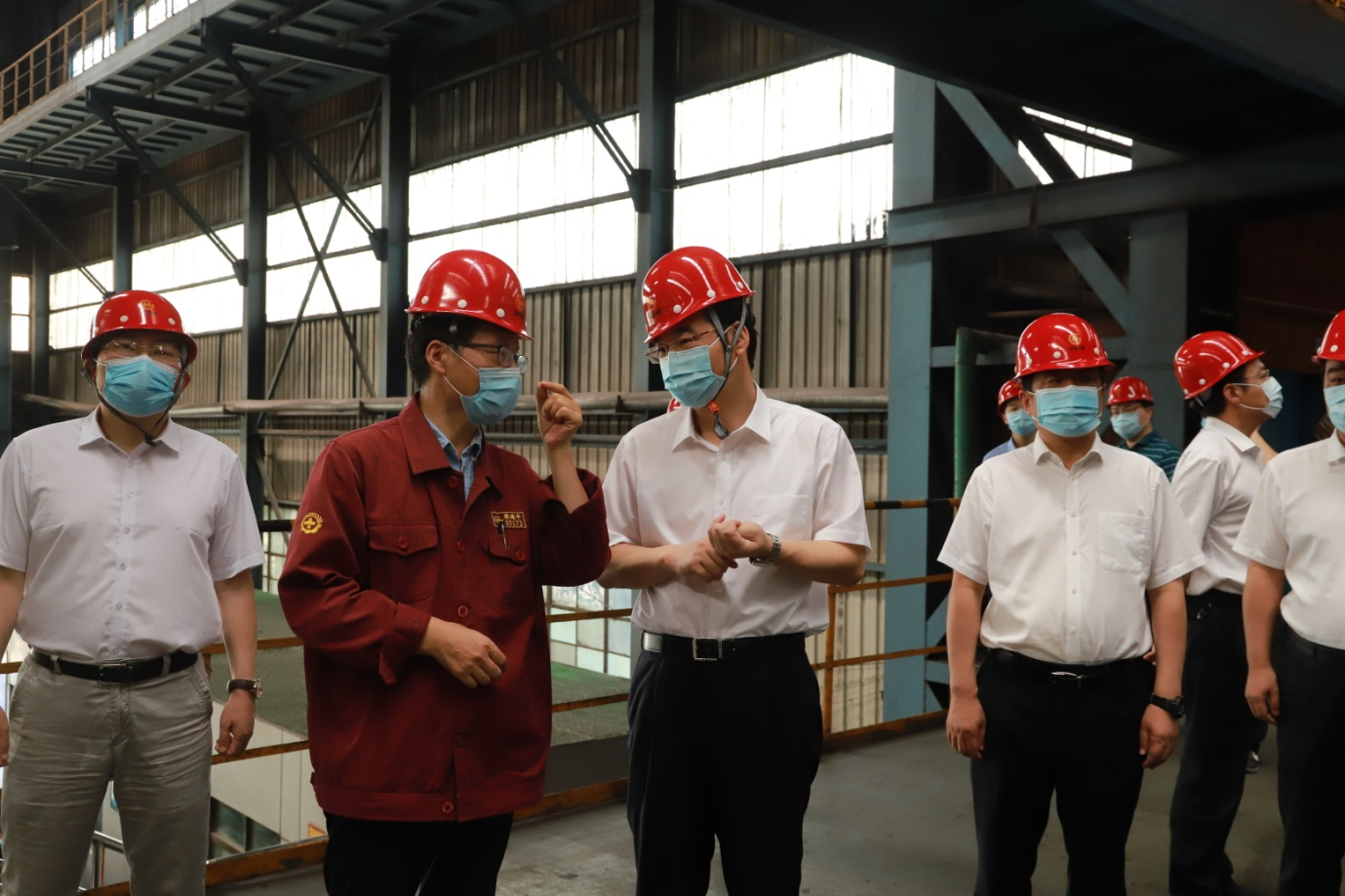 淮安市委副書記、代市長(zhǎng)史志軍來(lái)淮鋼調(diào)研