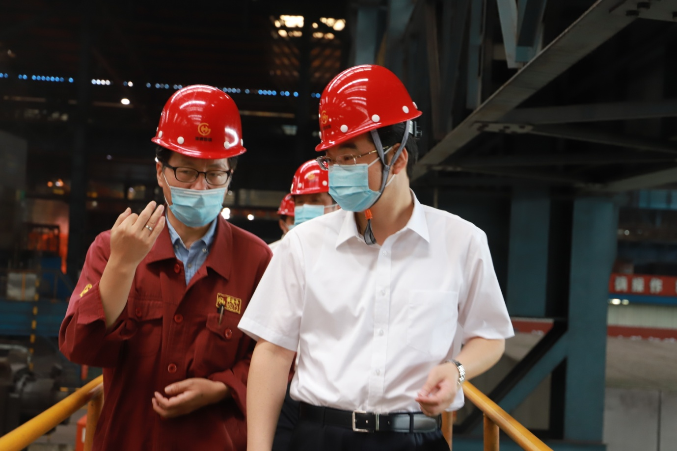 淮安市委副書記、代市長(zhǎng)史志軍來(lái)淮鋼調(diào)研