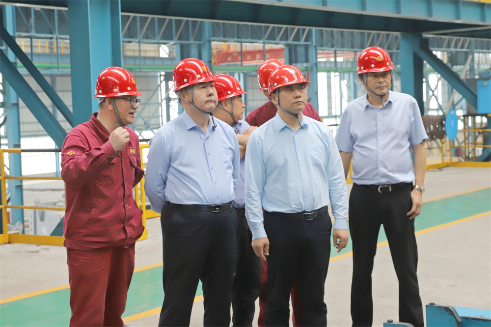 深挖潛力 明晰方向 | 集團(tuán)董事局總裁龔盛一行來淮鋼調(diào)研指導(dǎo)