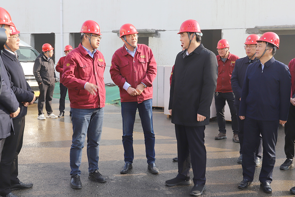 市委書(shū)記史志軍來(lái)淮鋼調(diào)研指導(dǎo)