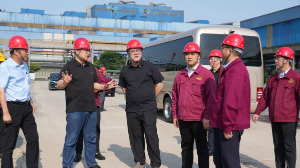 集團(tuán)黨委書(shū)記、董事長(zhǎng)沈彬來(lái)淮鋼調(diào)研指導(dǎo)